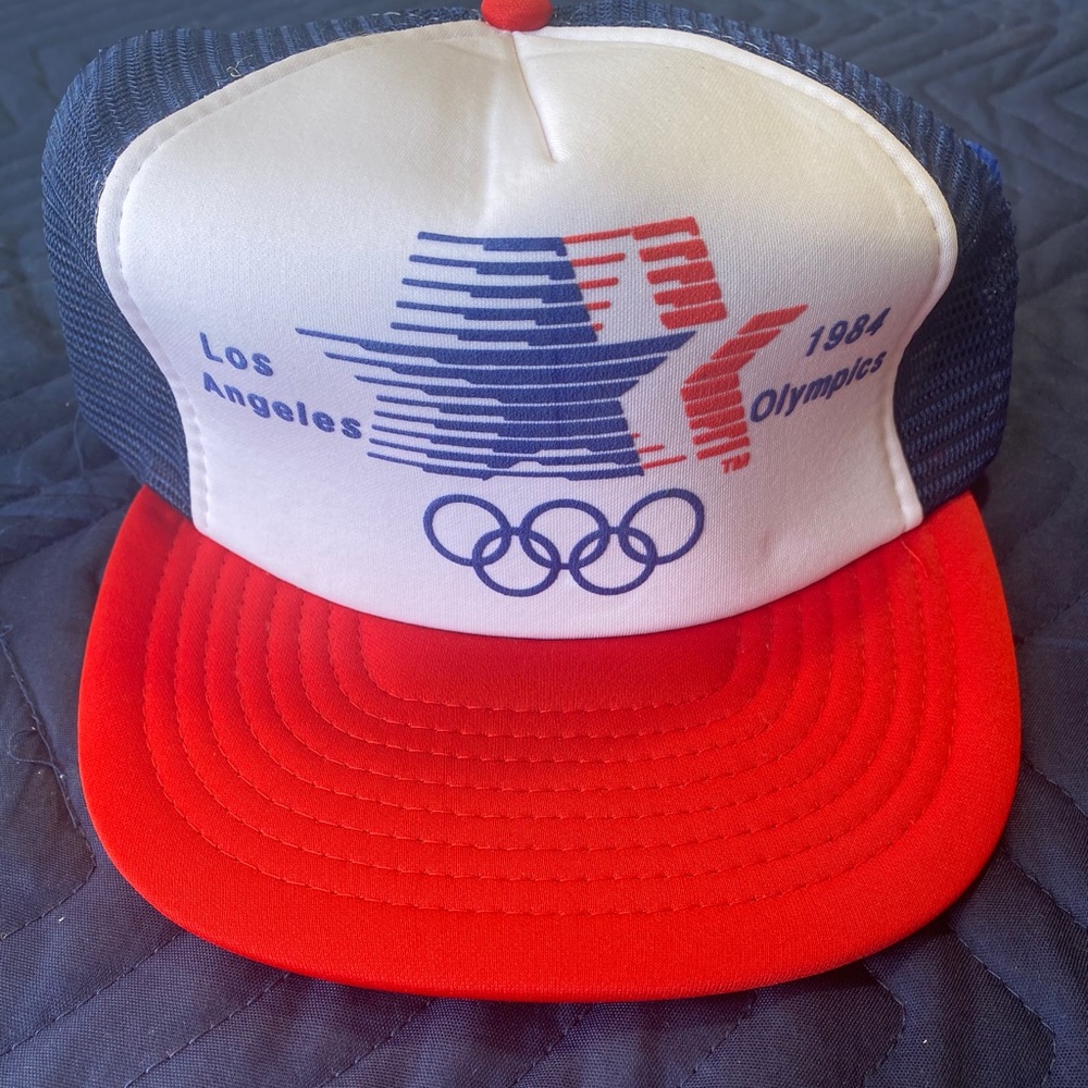 1984 Los Angeles olympics trucker hat